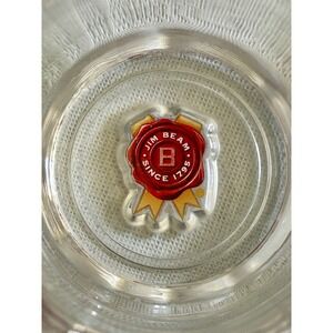 Jim Beam Whiskey Glass Tumbler with Red Seal Logo Since 1795 Set of 2